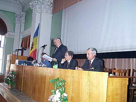 Opening of WISTCIS Chisinau Workshop 
at the Academy Large Conference Hall